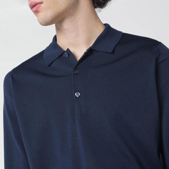 25FW 존스메들리 긴팔 티셔츠 COTSWOLDWO Blue - JOHN SMEDLEY