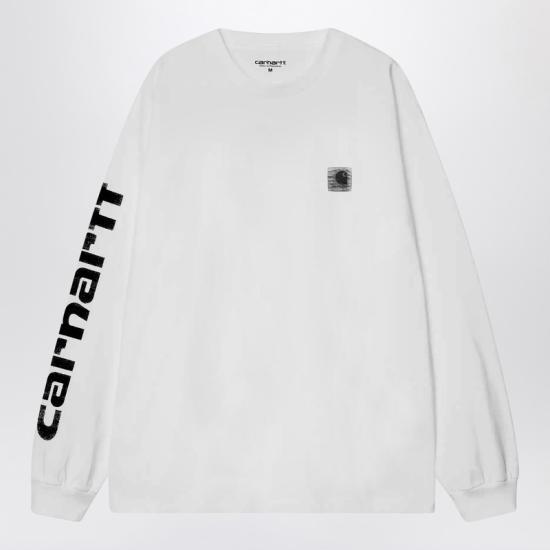 26SS 칼하트 WIP 긴팔 티셔츠 I036002CO White