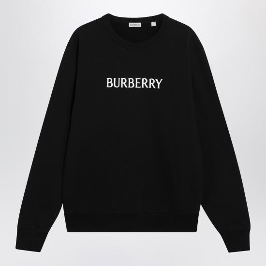 26SS 버버리 로고 코튼 스웨트셔츠 8119000170778 Black