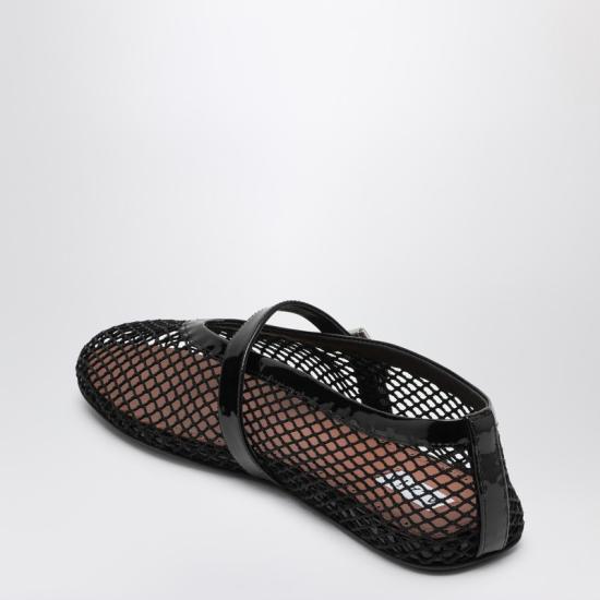 26SS 알라이아 플랫 슈즈 AA3A029TK007LE Black - ALAIA