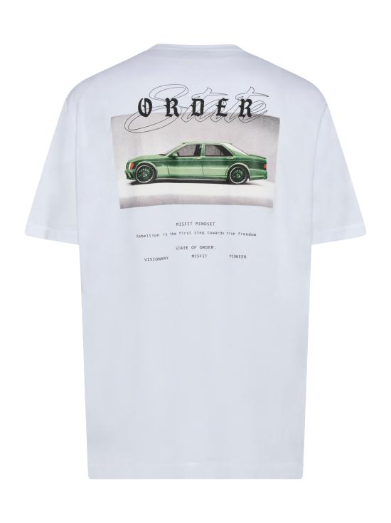 25FW 스테이트오브오더 반팔 티셔츠 ST2526003 A001 White - STATE OF ORDER