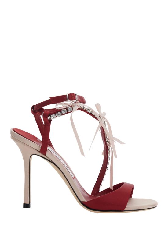 26SS 지미추 샌들 LULA100BPZMACARONRUBYRED Red