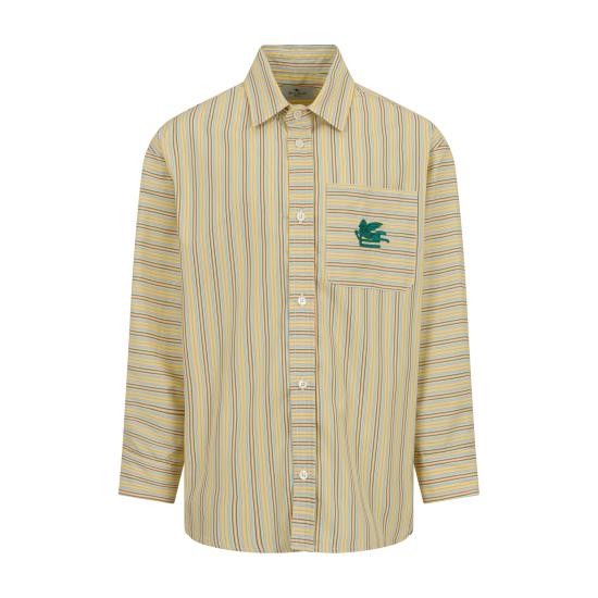 25FW [키즈] 에트로 셔츠 GX5P30 Z3313 202MC Yellow