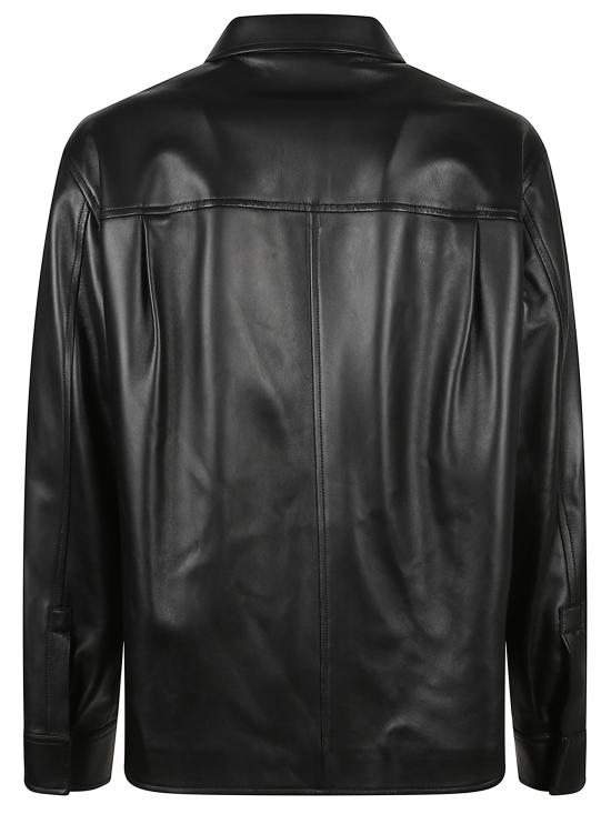 25FW 로에베 가죽 자켓 H526Y31L47 1100 Black - LOEWE