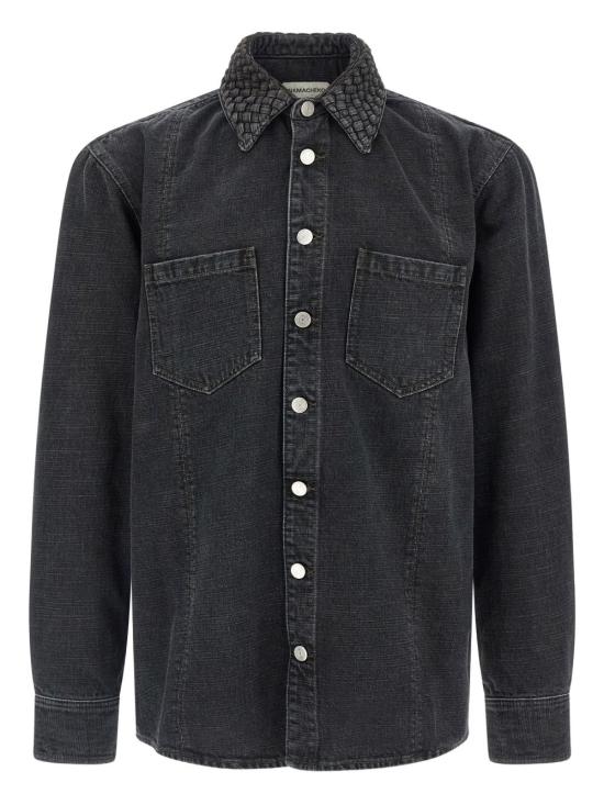 25FW 나마체코 긴팔 셔츠 410N14009200 NEROTABACCO Black