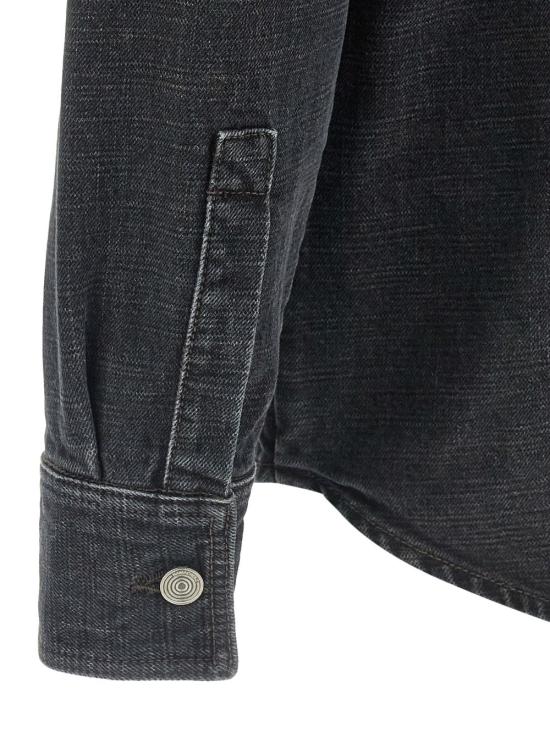 25FW 나마체코 긴팔 셔츠 410N14009200 NEROTABACCO Black - NAMACHEKO