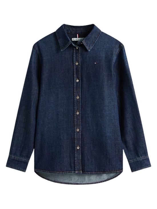 25FW 타미힐피거 셔츠 WW0WW47453 1BK Denim