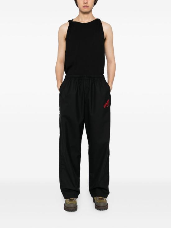 25FW 윌리 차바리아 스트레이트 팬츠 WCBTM0067 001 Black - WILLY CHAVARRIA