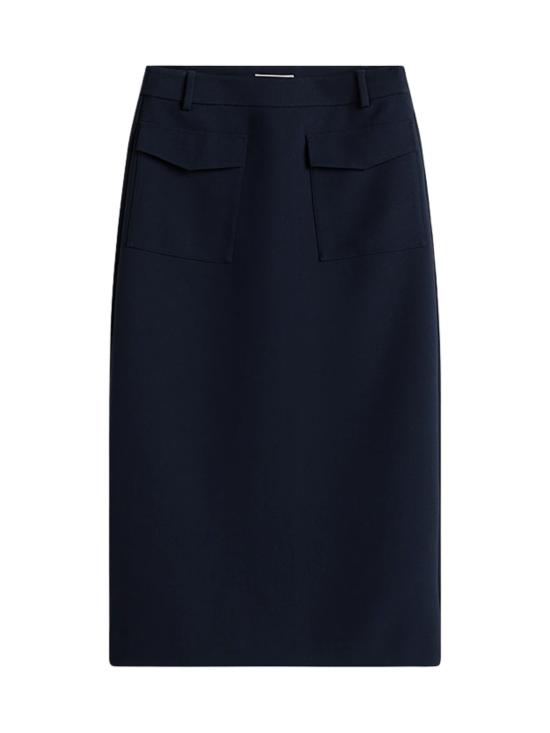 25FW 타미힐피거 미디 스커트 WW0WW47497 C1G Blue