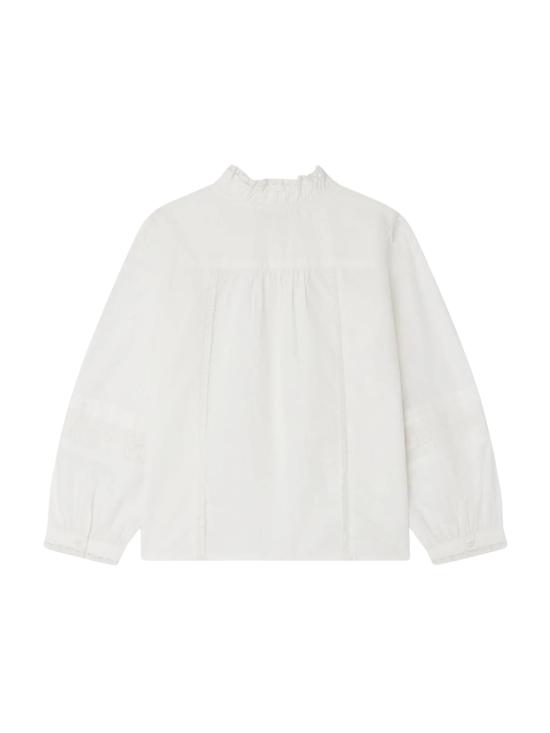 25FW [키즈] 봉쁘앙 셔츠 W05GBLW00008 002 White - BONPOINT