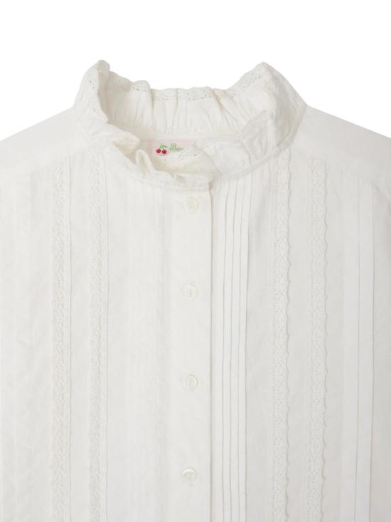 25FW [키즈] 봉쁘앙 셔츠 W05GBLW00008 002 White - BONPOINT