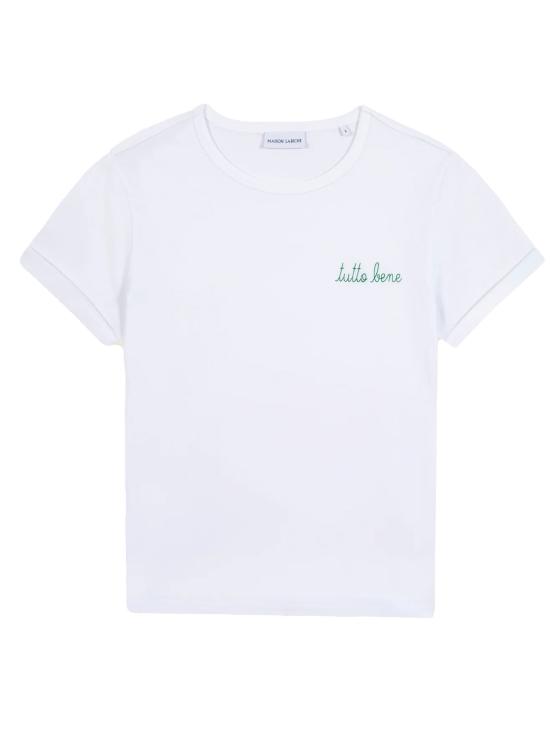 25FW 메종 라비쉬 반팔 티셔츠 YMPOITOUTUTTOB WHITE White