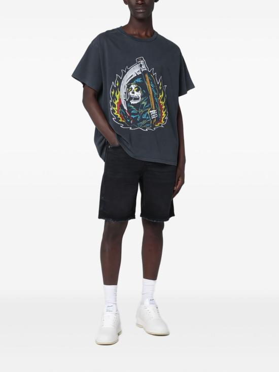 25FW 갤러리 디파트먼트 반팔 티셔츠 BRA10286 VINTAGEBLACK Black - GALLERY DEPT