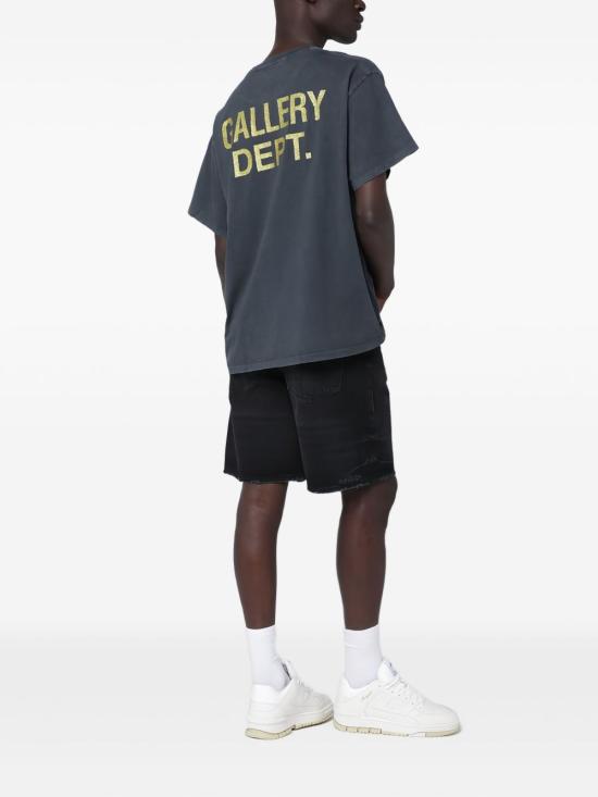 25FW 갤러리 디파트먼트 반팔 티셔츠 BRA10286 VINTAGEBLACK Black - GALLERY DEPT