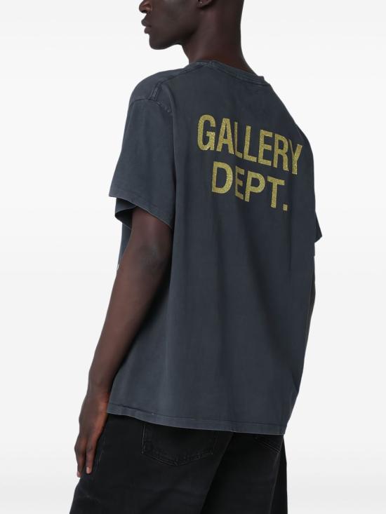 25FW 갤러리 디파트먼트 반팔 티셔츠 BRA10286 VINTAGEBLACK Black - GALLERY DEPT