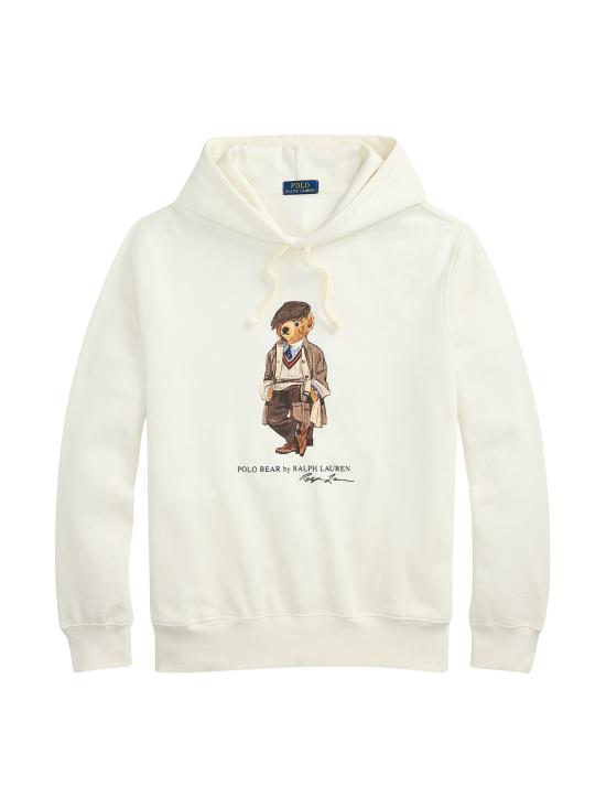 25FW 랄프 로렌 레귤러 핏 후드 티셔츠 710980306 001 White