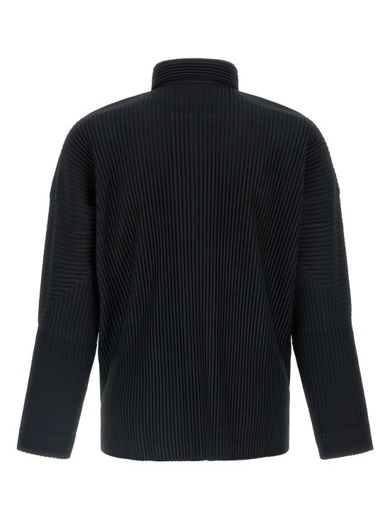 25FW 옴므 플리세 이세이 미야케 긴팔 셔츠 HP58JJ102 15 Black - HOMME PLISSE' ISSEY MIYAKE
