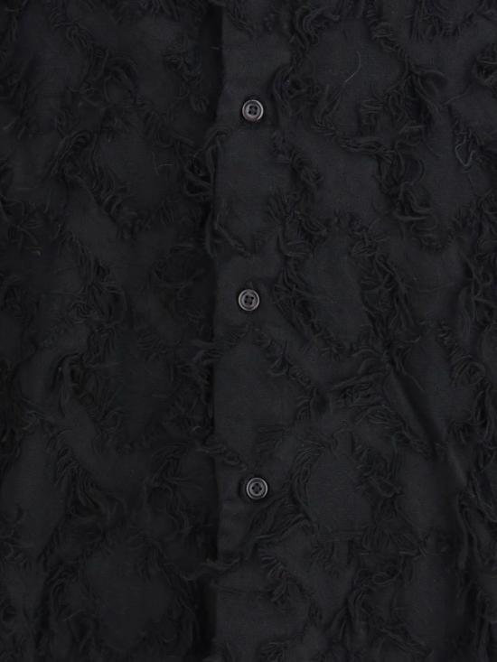 25FW 세퍼 긴팔 셔츠 WES FRINGEDBLACKTWILL Black - SEFR