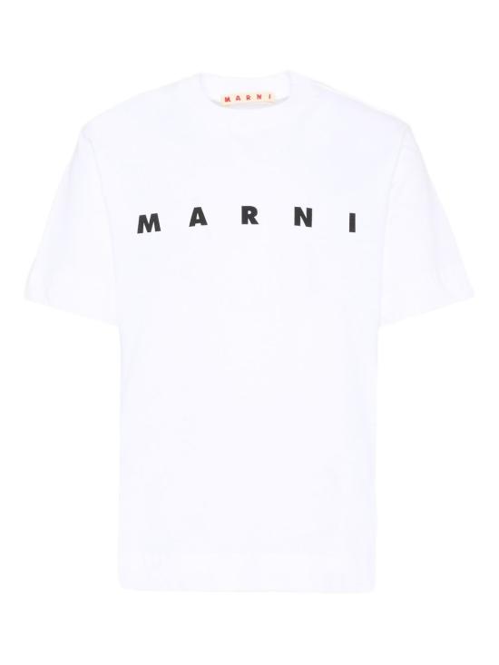 26SS [키즈] 마르니 티셔츠 M002MVM00RF 0M100 White