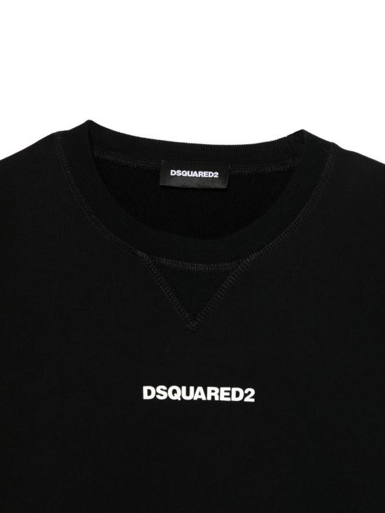 26SS [키즈] 디스퀘어드2 트레이닝 상의 DQ2739D0094 DQ900 Black - DSQUARED2