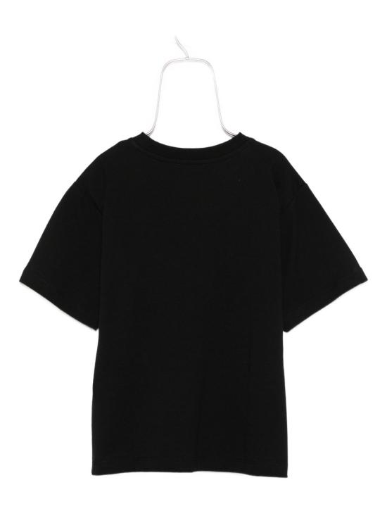 25FW [키즈] 모스키노 티셔츠 HKM060 LBA1160100 Black - MOSCHINO