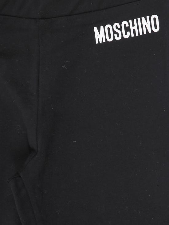 25FW [키즈] 모스키노 스트레이트 팬츠 HDP06S LBA1160100 Black - MOSCHINO