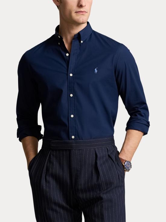 25FW 랄프 로렌 셔츠 710928254 001 Blue - RALPH LAUREN