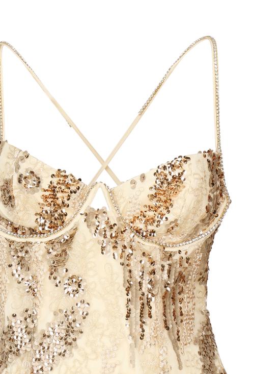 26SS 포러브앤레몬스 숏 원피스 CD2819 GOLD Golden - FOR LOVE & LEMONS