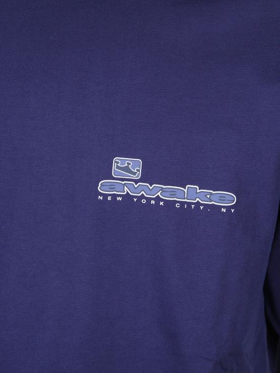 25FW 어웨이크 NY 반팔 티셔츠 TS004 NAVY Blue - AWAKE NY