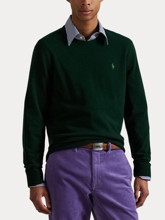 25FW 랄프 로렌 스웨터 710974148 006 Green - RALPH LAUREN