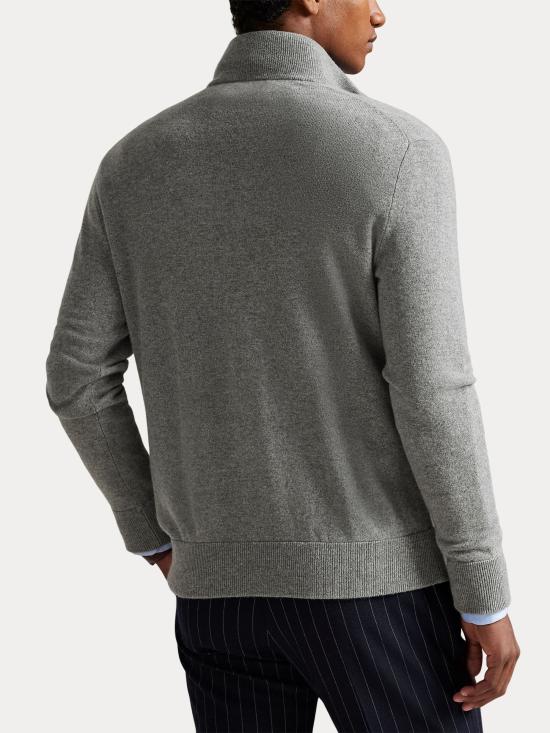 25FW 랄프 로렌 가디건 710974149 002 Grey - RALPH LAUREN