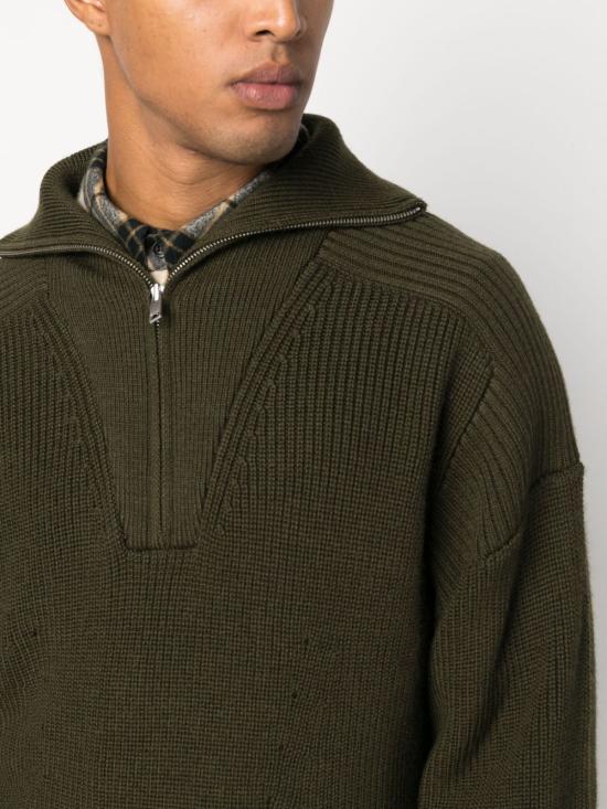 25FW 이자벨마랑 스웨터 PU0080HA A1L79H67KI Kaki - ISABEL MARANT