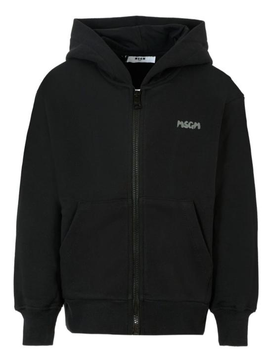 25FW [키즈] 엠에스지엠 트레이닝 상의 F5MSJUZH002 110 Black - MSGM