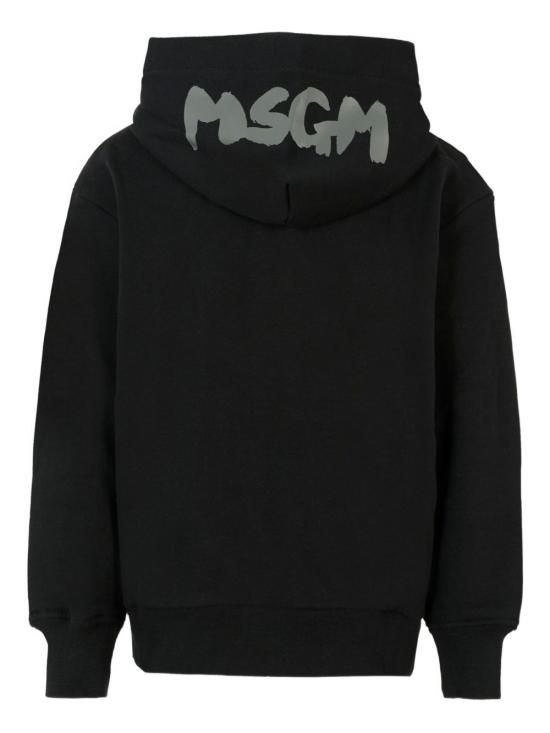 25FW [키즈] 엠에스지엠 트레이닝 상의 F5MSJUZH002 110 Black - MSGM