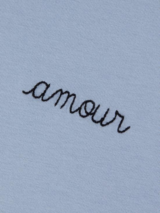 25FW 메종 라비쉬 반팔 티셔츠 YMPOITOUAMOUR SLATEBLUE Blue - MAISON LABICHE