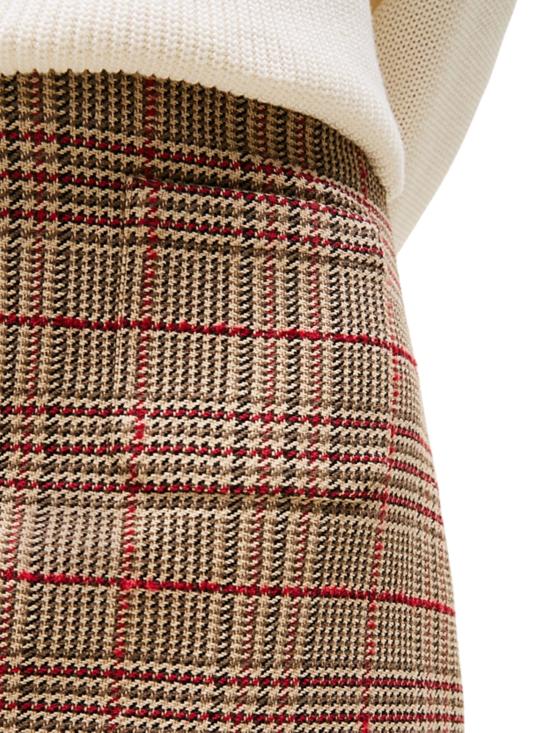 25FW 타미힐피거 미디 스커트 WW0WW48265 0OG MultiColour - TOMMY HILFIGER