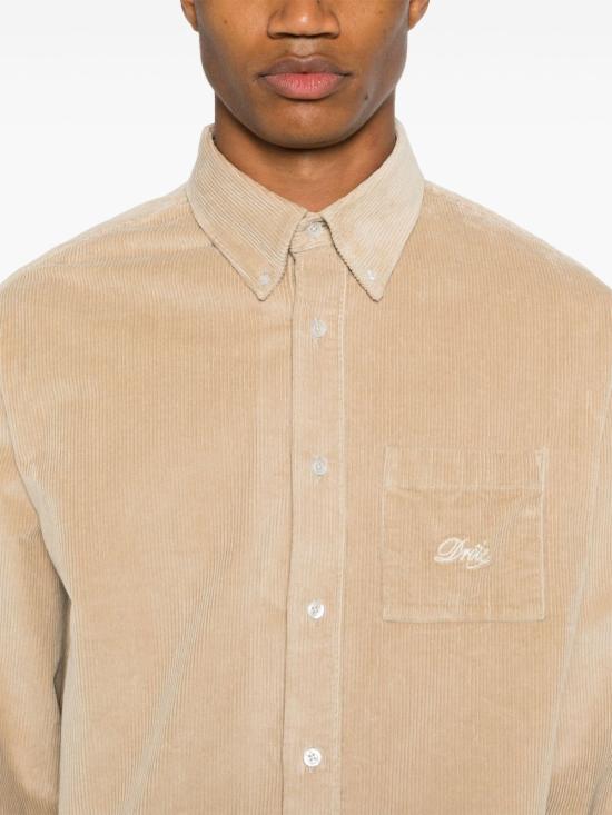 25FW 드롤드무슈 긴팔 셔츠 PERMSH172 CO156BG Beige - DROLE DE MONSIEUR