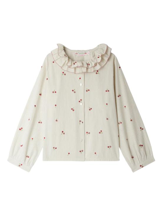 25FW [키즈] 봉쁘앙 셔츠 W05GBLW00019 151E White