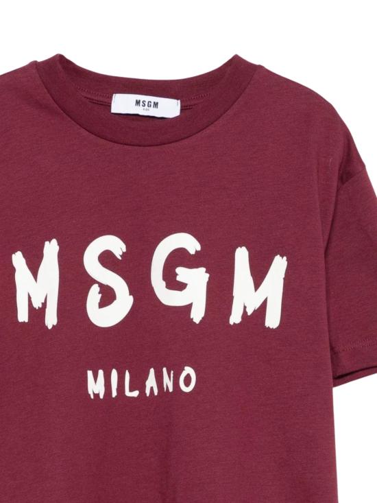 25FW [키즈] 엠에스지엠 탑 F5MSJUTH007 MS034 Red - MSGM