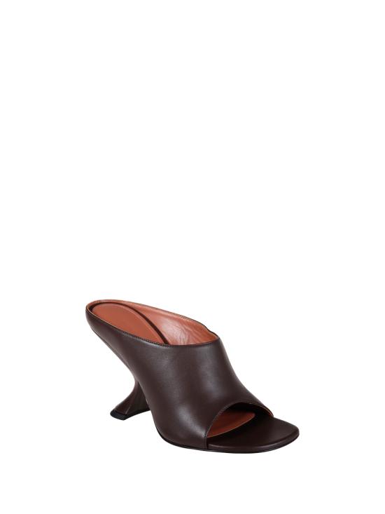 25FW 아미나 무아디 샌들 UMA SLIPPER 90 NAPPA COFFEE - AMINA MUADDI