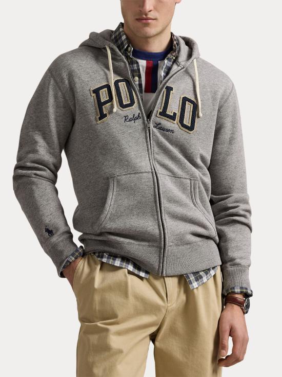 25FW 랄프 로렌 긴팔 티셔츠 710981151 001 Grey - RALPH LAUREN
