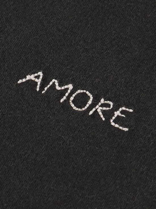 25FW 메종 라비쉬 반팔 티셔츠 MMPOPINAMORE CARBONWASHED Black - MAISON LABICHE