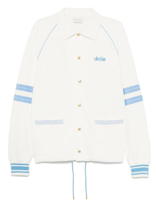 25FW 드롤드무슈 긴팔 티셔츠 JT227 CO162OW WHITE