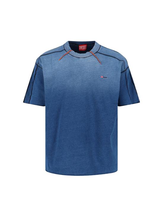 26SS 디젤 반팔 티셔츠 A19989 0PKAG 01A Blue