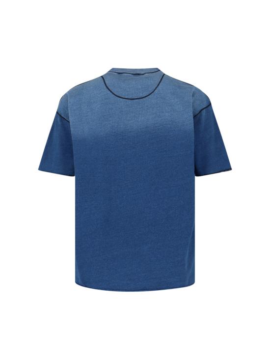 26SS 디젤 반팔 티셔츠 A19989 0PKAG 01A Blue - DIESEL