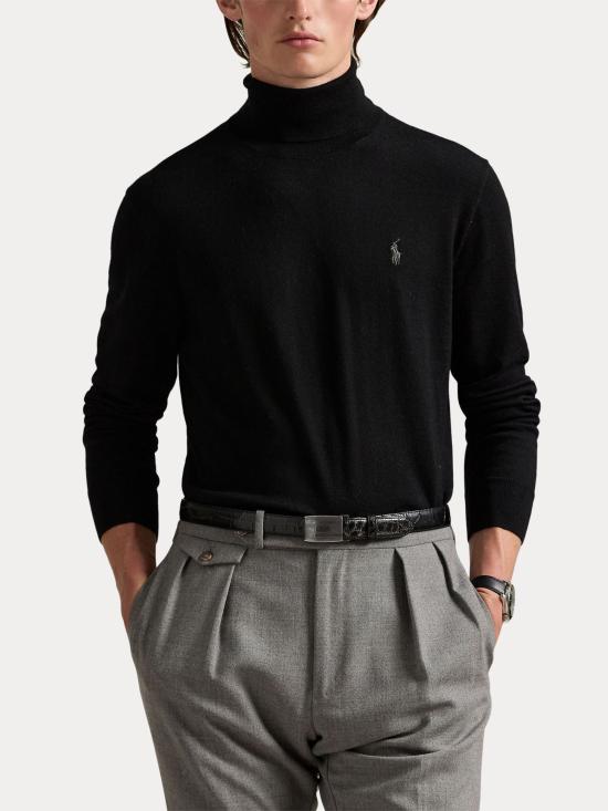 25FW 랄프 로렌 스웨터 710946145 002 Black - RALPH LAUREN