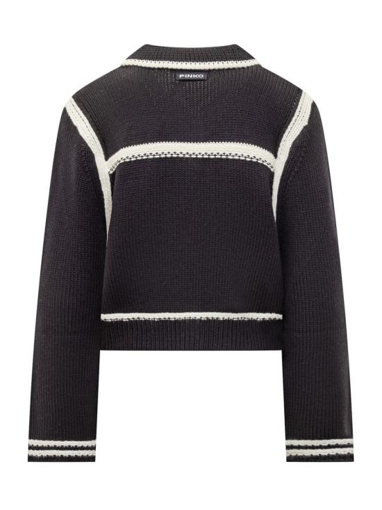 25FW 핑코 가디건 105498A2PL EZ1 BLUE - PINKO