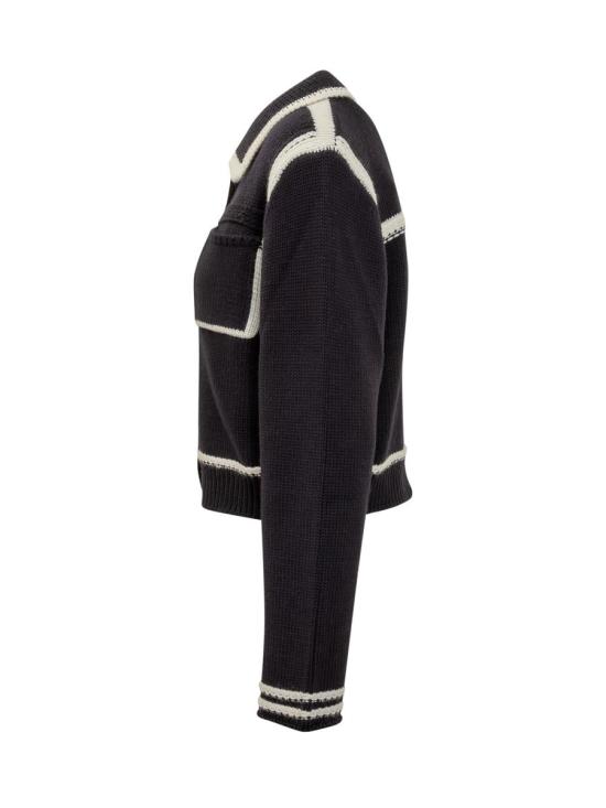 25FW 핑코 가디건 105498A2PL EZ1 BLUE - PINKO