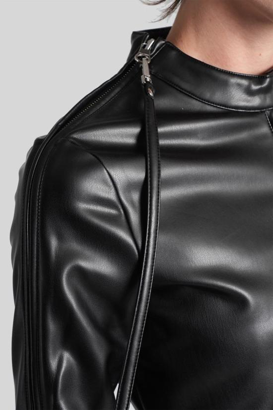 25FW 쿠레쥬 가죽 자켓 430095 325CTO436PU0049 Black - COURREGES