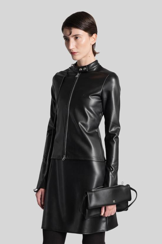 25FW 쿠레쥬 가죽 자켓 430095 325CTO436PU0049 Black - COURREGES